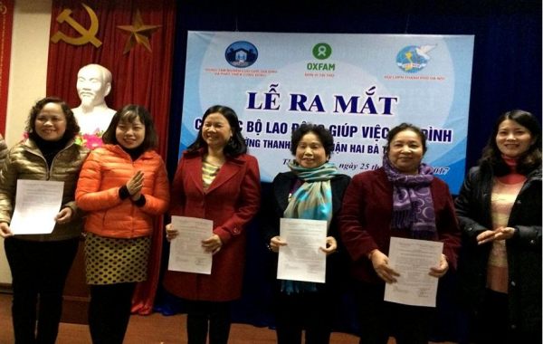 Lễ ra mắt clb lao động giúp việc gia đình