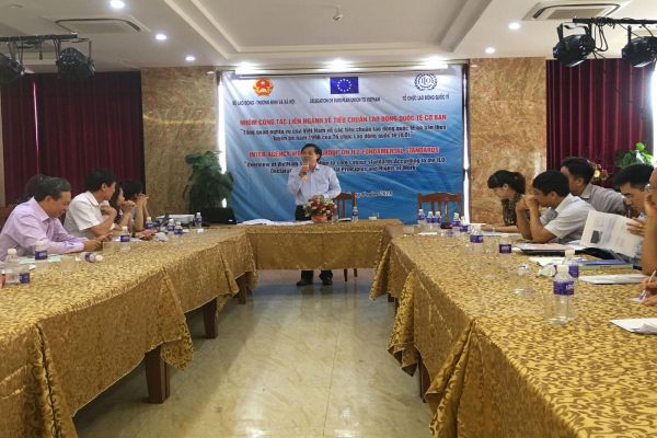 Họp nhóm công tác liên ngành về tiêu chuẩn lao động quốc tế cơ bản